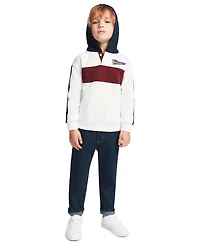 Tommy Hilfiger Toddler Boys' 2T-5T Hoodie and Denim Pants, 2-Piece Set