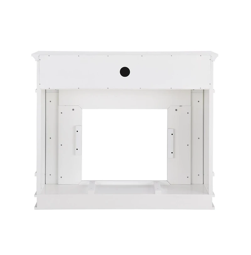 Augusta Home Highgate Electric Criss-Cross Media Fireplace