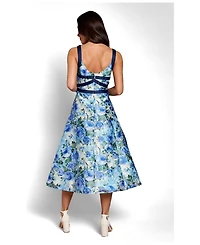 Coast Women's Floral Jacquard Midi Dress