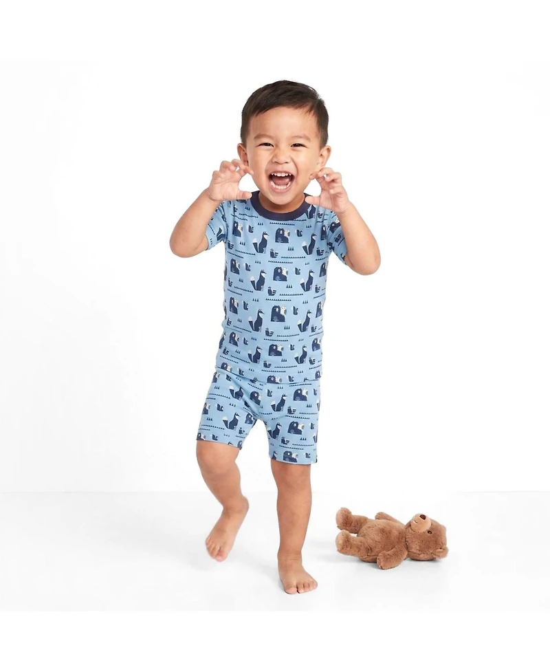 Mightly Toddler 5T - 2T Fair Trade 100% Organic Cotton Tight Fit Shortie Pajamas, 2-Piece Set