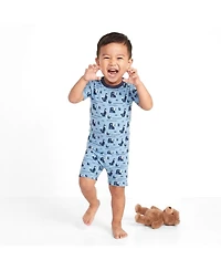 Mightly Toddler 5T - 2T Fair Trade 100% Organic Cotton Tight Fit Shortie Pajamas, 2-Piece Set