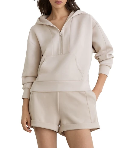 Reiss Women's Lockie Knit Hoodie