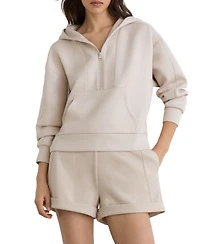 Reiss Women's Lockie Knit Hoodie