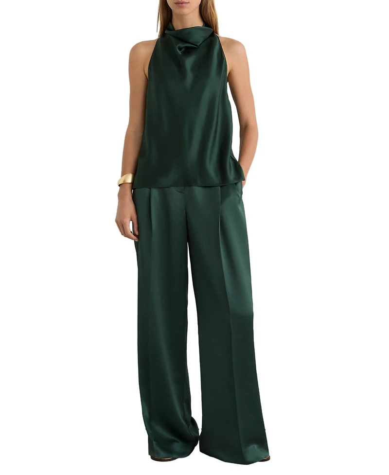 Reiss Women's Kory Cowl Neck Silk Top