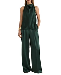 Reiss Women's Kory Cowl Neck Silk Top