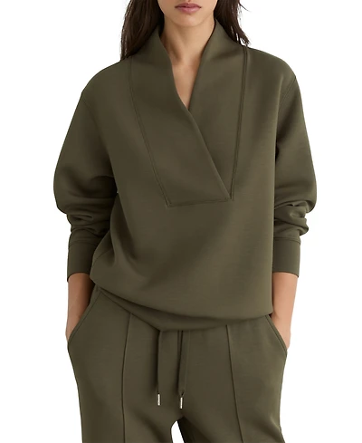 Reiss Women's Annabel Shawl Neck Sweatshirt