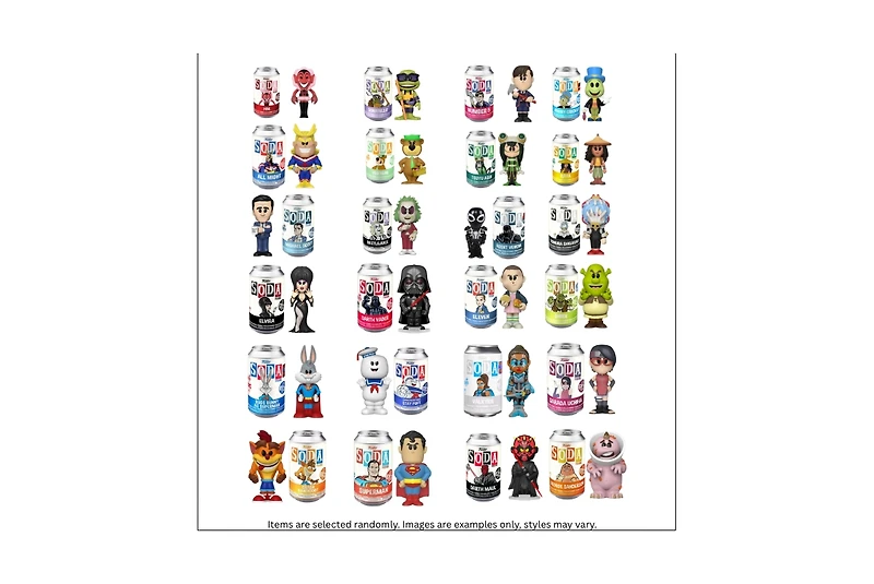Funko Pack of 4 Surprise Mystery Funko Soda Figure Randomly Selected