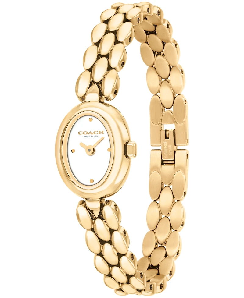 Coach Women's Sammy Gold-Tone Stainless Steel Bracelet Watch 18mm