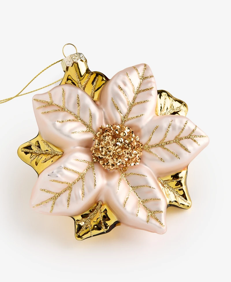 Holiday Lane Enchanted Forest Flower Ornament, Macy's Exclusive