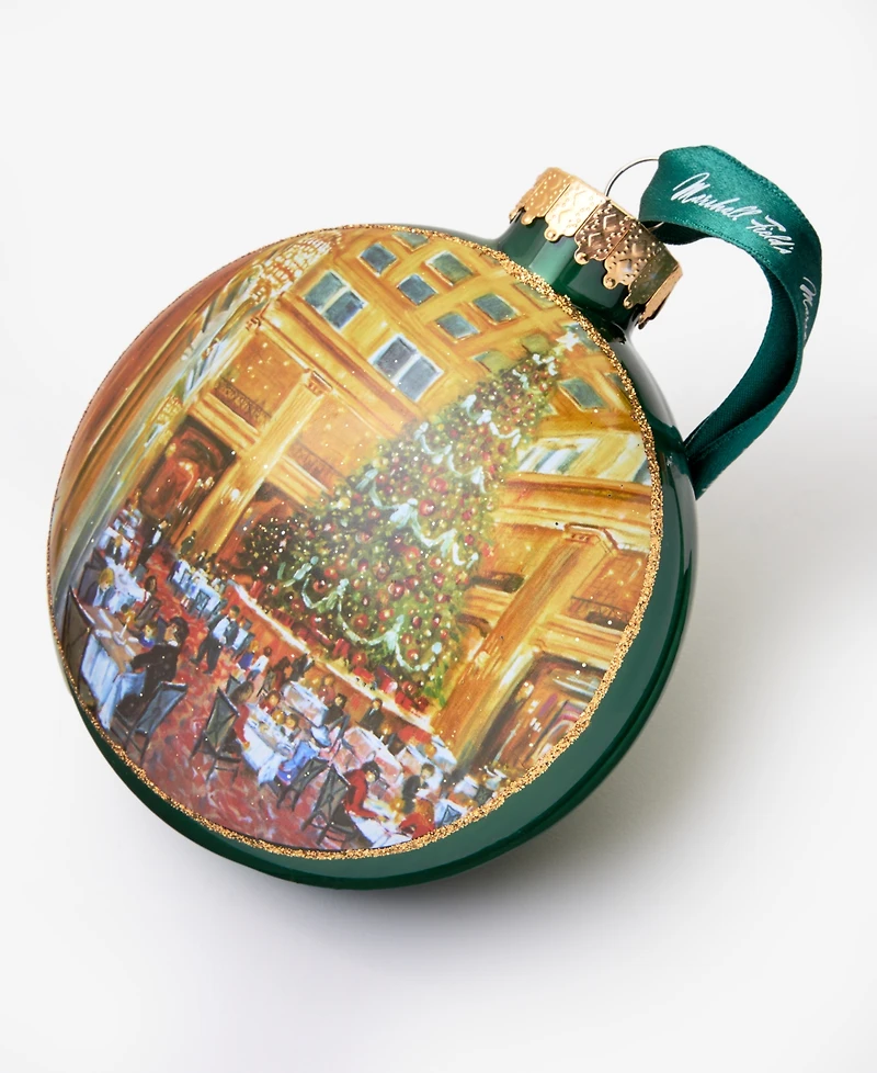 Holiday Lane Chicago Walnut Room Disk Ornament, Macy's Exclusive