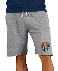 Concepts Sport Men's Gray Florida Panthers Mainstream Terry Shorts