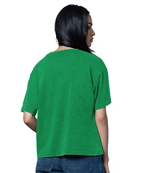 Starter Women's Heather Kelly Green Dallas Stars Oversized Hall of Fame T-Shirt