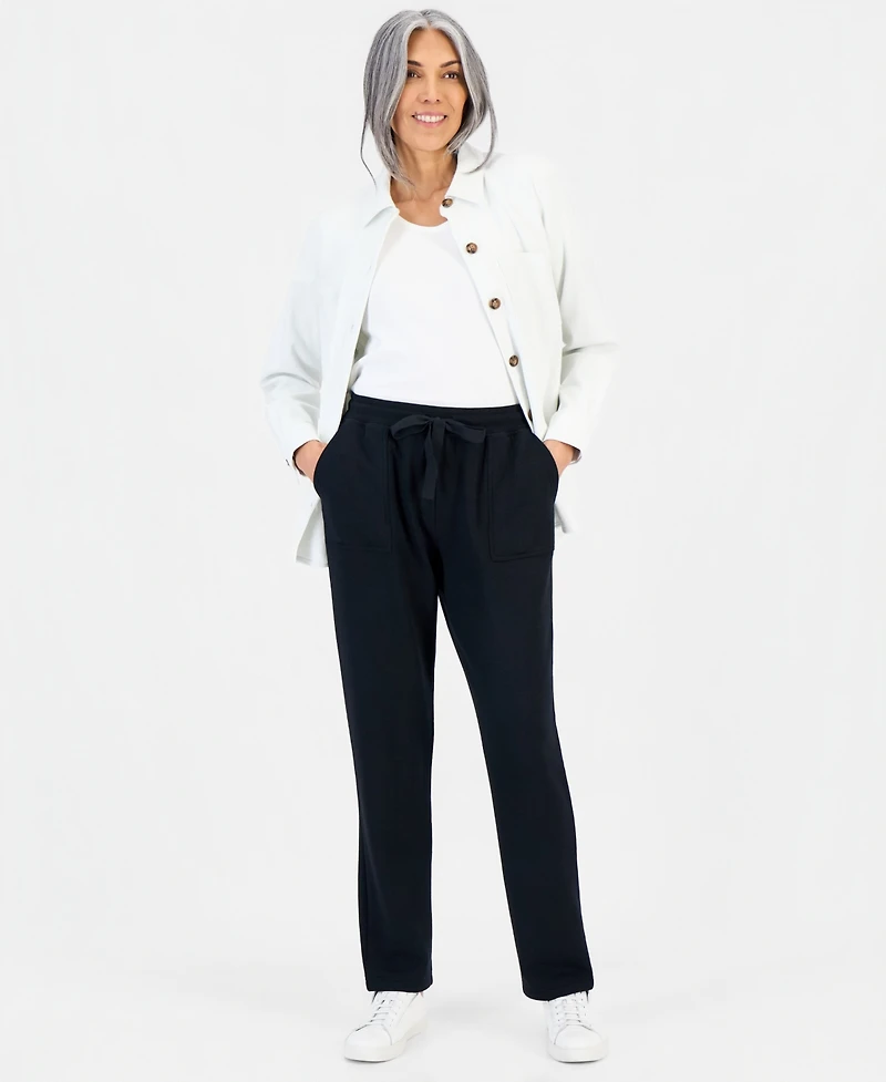 Style & Co Women's Cozy Fleece Pants, Created for Macy's