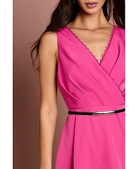 Coast Women's V-Neck Lace Midi Dress