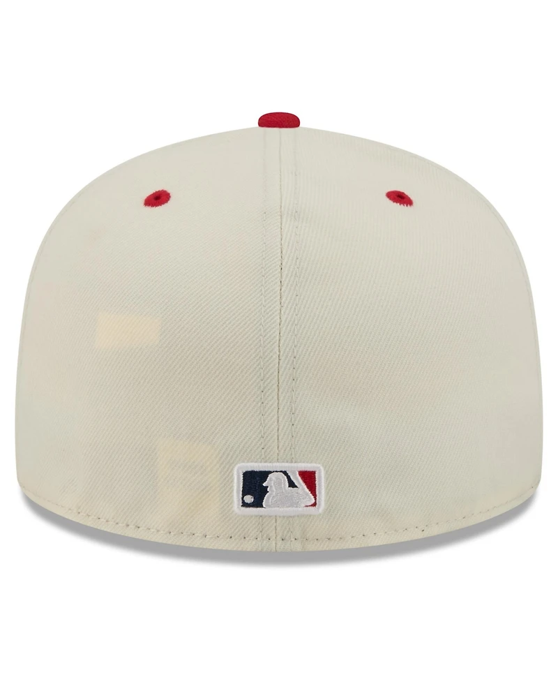 New Era Men's Cream/Red San Francisco Giants Usa 250 Fourth of July 59FIFTY Fitted Hat