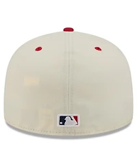 New Era Men's Cream/Red San Francisco Giants Usa 250 Fourth of July 59FIFTY Fitted Hat