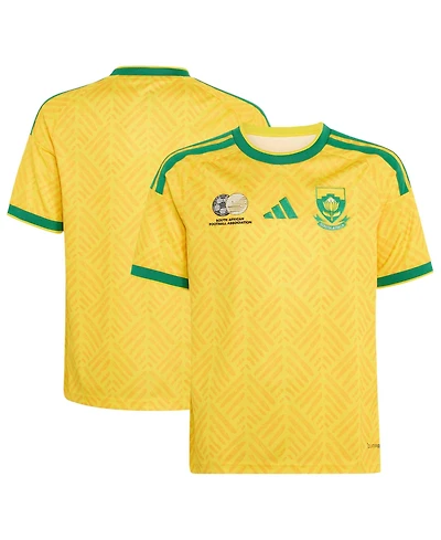 Adidas Big Boys and Girls Yellow South Africa National Team 2026 Home Replica Jersey