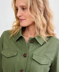 Style & Co Women's Tie Waist Utility Field Jacket, Macy's Exclusive