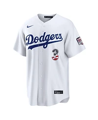 Nike Men's Edwin Diaz White Los Angeles Dodgers Usa 250 Fourth of July Stadium Jersey