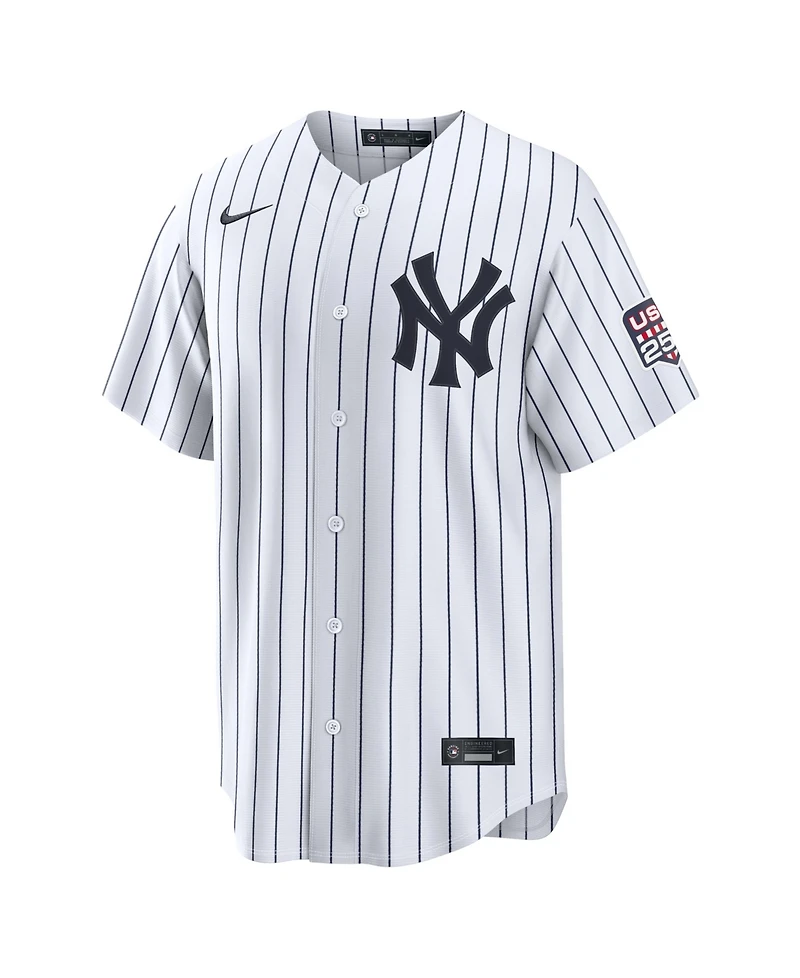 Nike Men's Giancarlo Stanton White New York Yankees Usa 250 Fourth of July Stadium Jersey