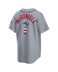 Nike Men's Kevin Mcgonigle Gray Detroit Tigers Usa 250 Fourth of July Stadium Jersey
