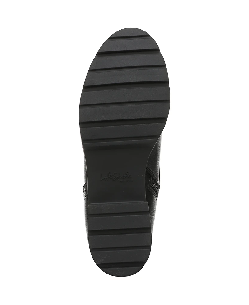 LifeStride Women's Lena Zip Lace-Up Booties