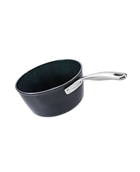 Cuisine::pro Green Stone Aluminum 2.4-Quart Saucepan with lid and Steamer Set