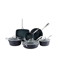 Cuisine::pro Green Stone Aluminum 9-Piece Cookware Set