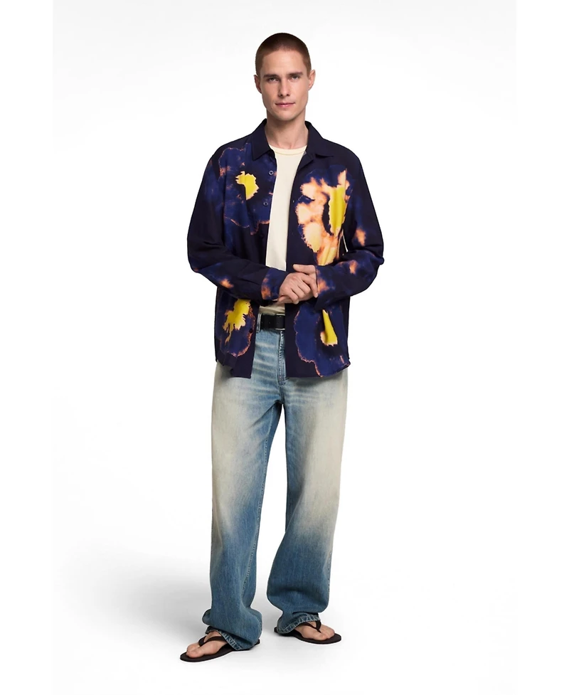 Desigual Men's Long-sleeved floral shirt