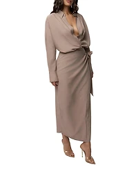 Jluxlabel Women's Skyline Wrap Midi Dress