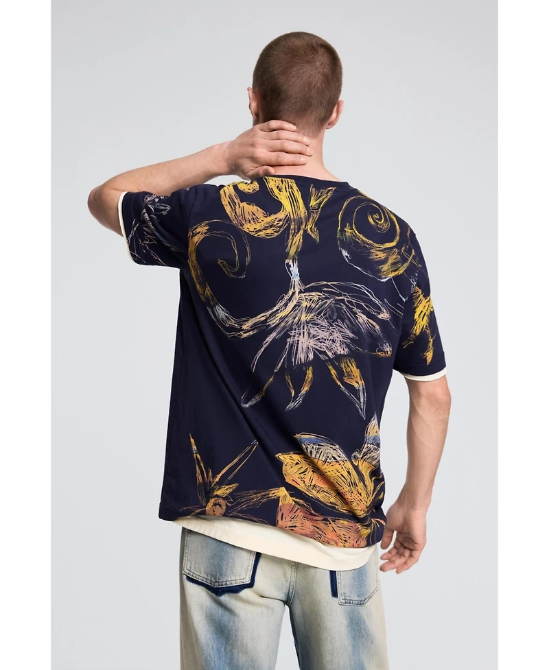 Desigual Men's Organic print T-shirt