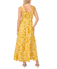 Vince Camuto Women's Square Neck Sleeveless Maxi Dress