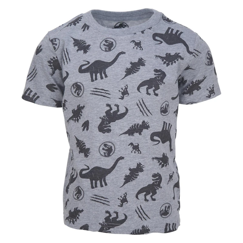 Jurassic Park T-Rex Toddler Boys' 2T - 20 3-Pack Short Sleeve Tees