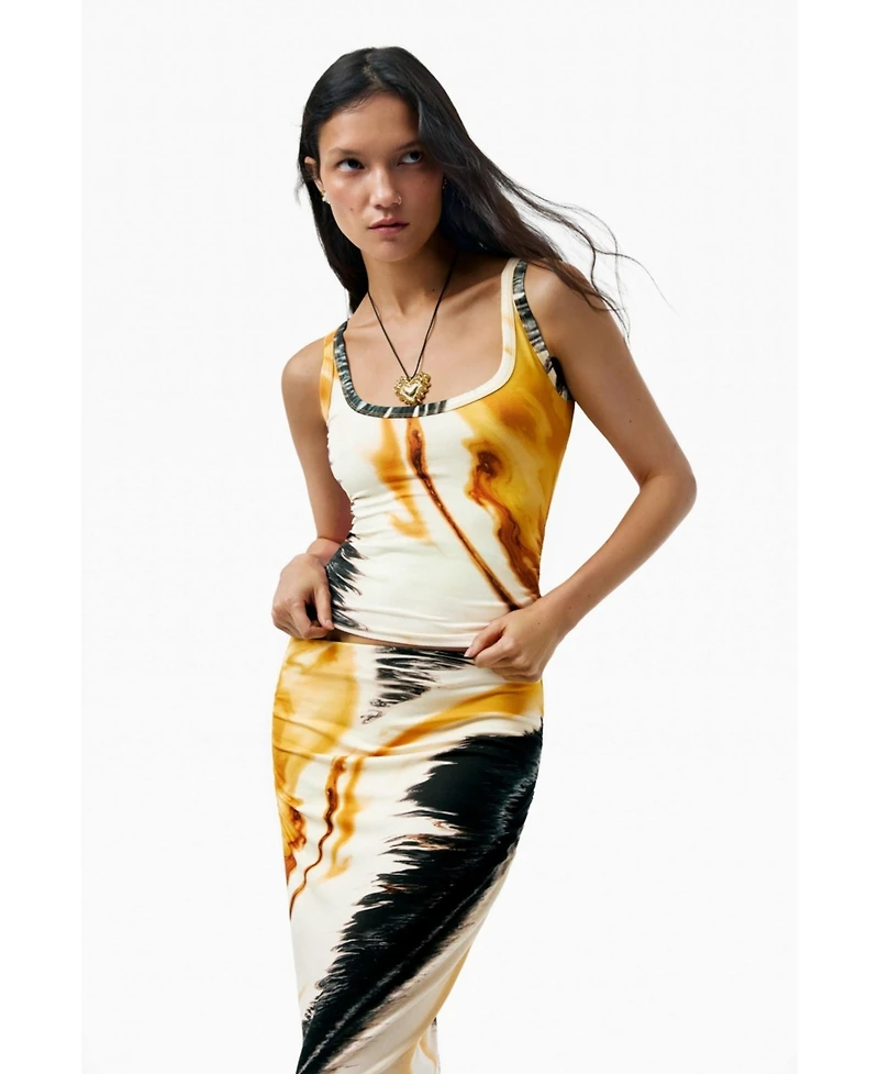 Desigual Women's Printed strappy top