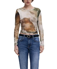 Desigual Women's Leather belt Zalio
