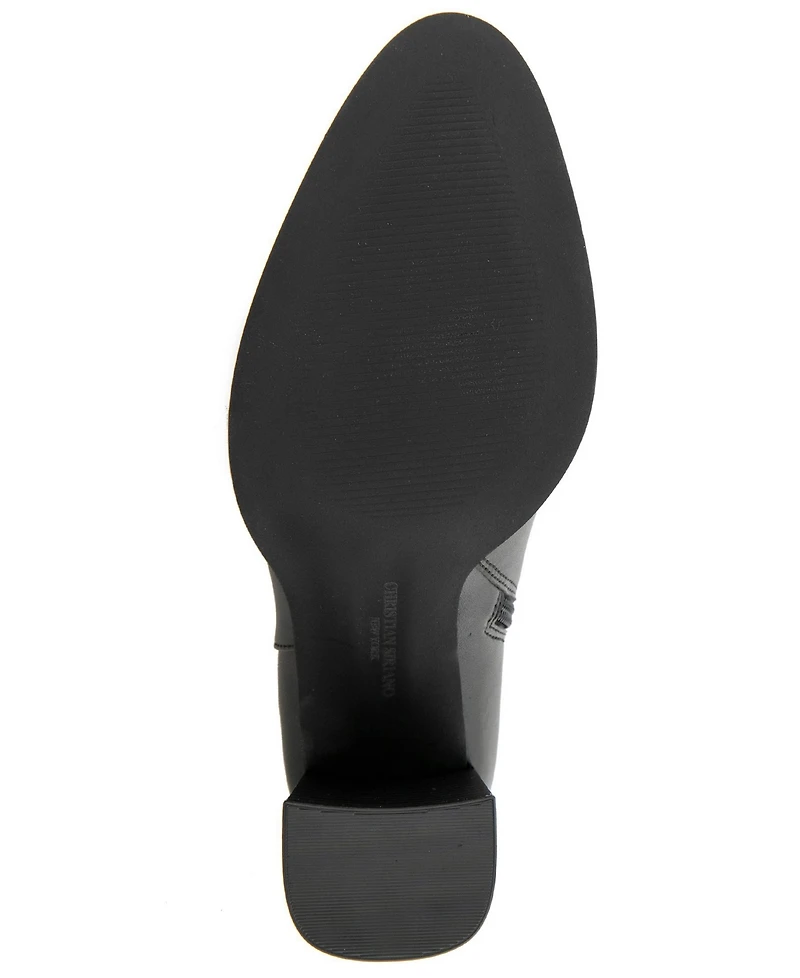 Christian Siriano Women's Weyton Block Heel Bootie