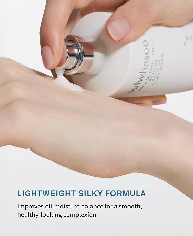Sulwhasoo Lumiwise Brightening Essence Emulsion, 4.22 oz.