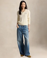 Polo Ralph Lauren Women's Cable-Knit Long-Sleeve Sweater