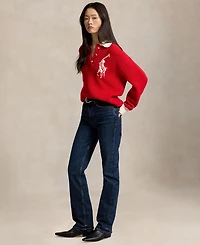 Polo Ralph Lauren Women's Big Pony Rugby Sweater