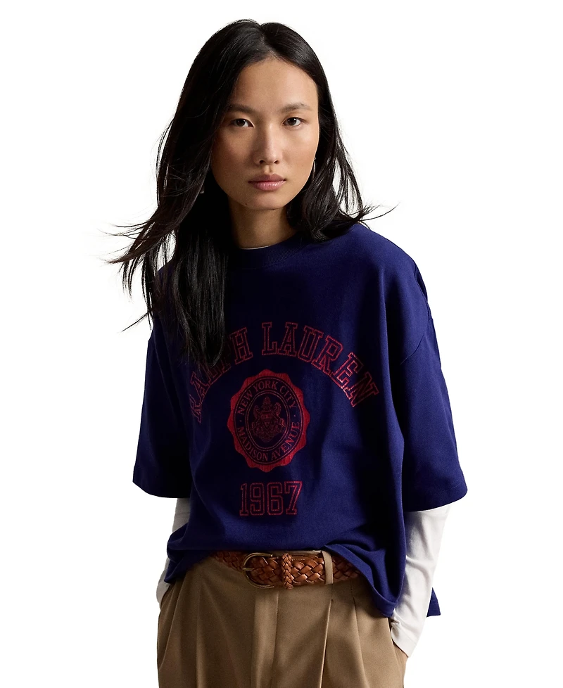 Polo Ralph Lauren Women's Oversized Cotton Jersey T-Shirt