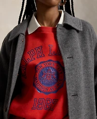 Polo Ralph Lauren Women's Collar Crewneck Sweatshirt