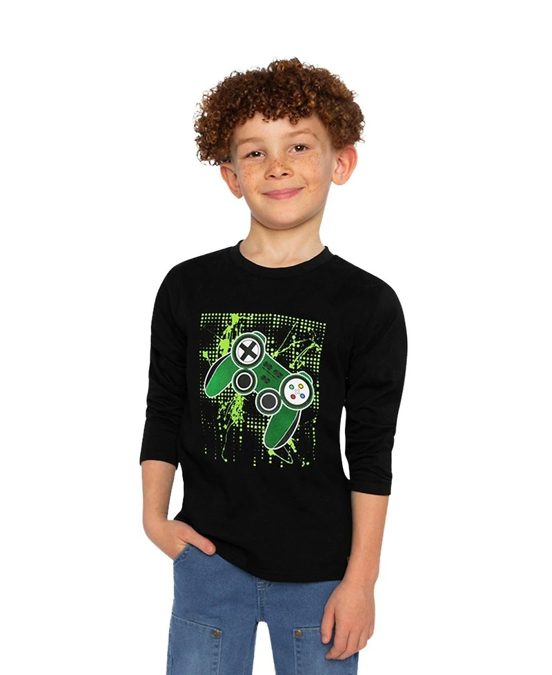 Deux par Little and Big Boy 6-12 Long Sleeve T-Shirt