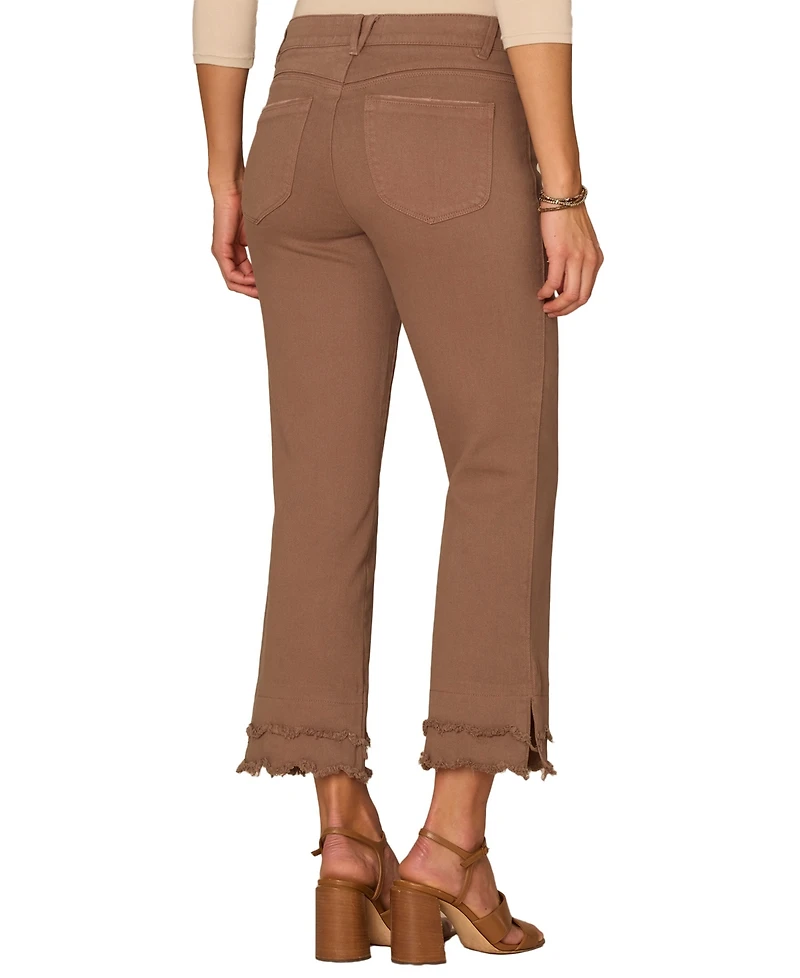 Democracy Petite Zip Fly Kick Flare Jeans