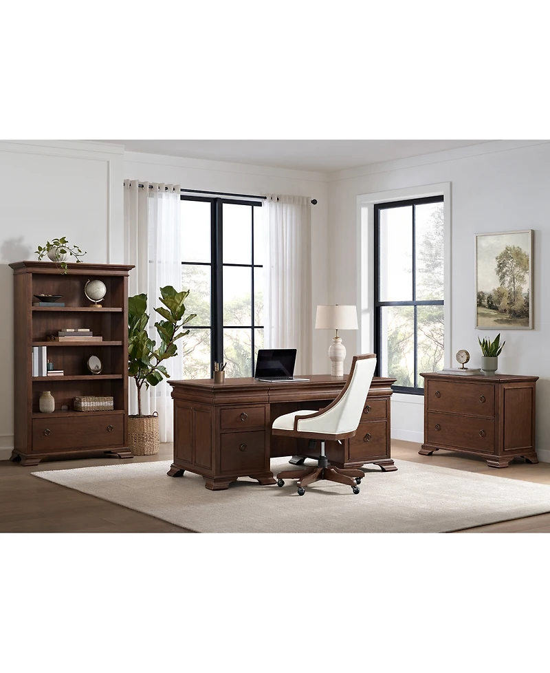 Nelman 30.5" Wood Executive Desk
