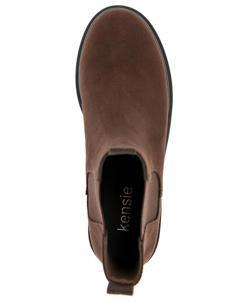 Kensie Women's Elara Lug Sole Chelsea Boot