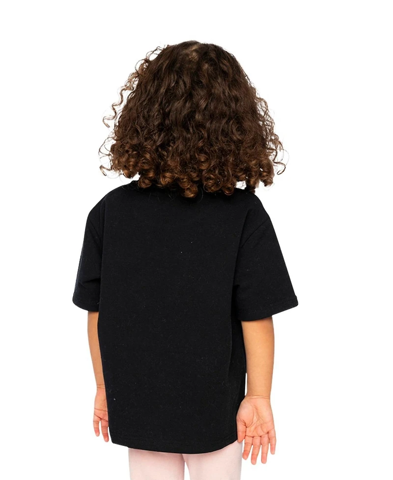 Deux par Toddler Girls 2T- 5T Heavy Jersey Wide Short Sleeve T-Shirt