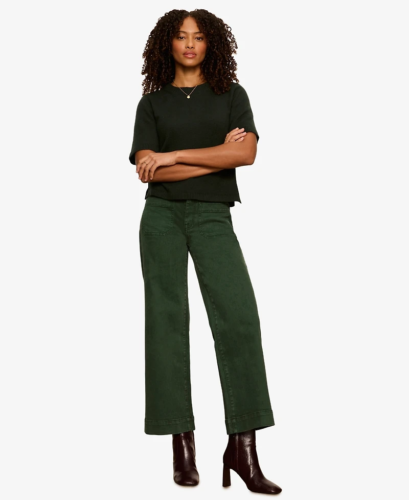 Sanctuary Petite Perfect Short-Sleeve Sweater T-Shirt