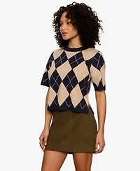 Sanctuary Petite Perfect Semi-Cropped Pull-On Sweater T-Shirt