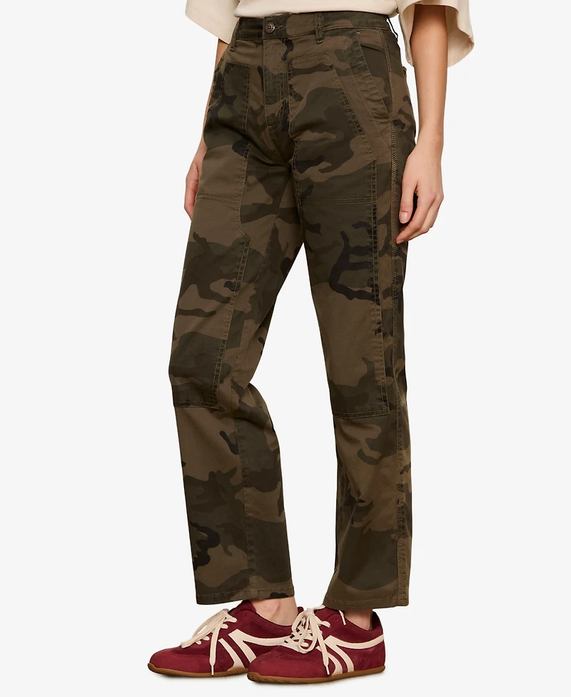 Sanctuary Petite Mid-Rise Tapered Leg Pants