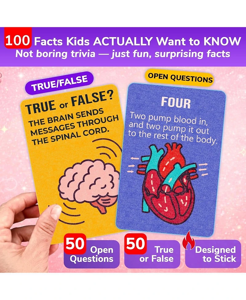 Quokka Trivia Games for Kids - Fun Card Game Family Night Educational Cards Kids, and Adults